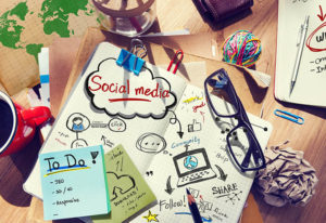 Social media post writing for Facebook, Twitter, LinkedIn