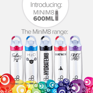 Hydratem8 Launches MiniM8 Smallest Most Portable Water Bottle Yet