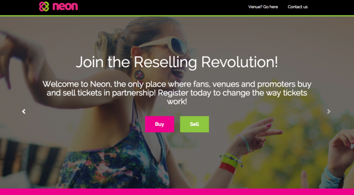 Neon delivers powerful alternative to “chaos” of ticket touting