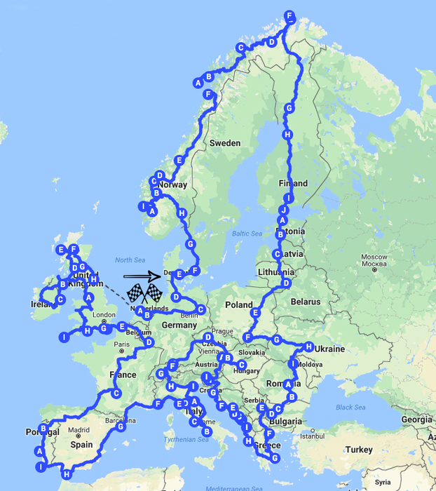 Roving road-tripper completes 30,000km Beetle blitz to experience wealth of European culture