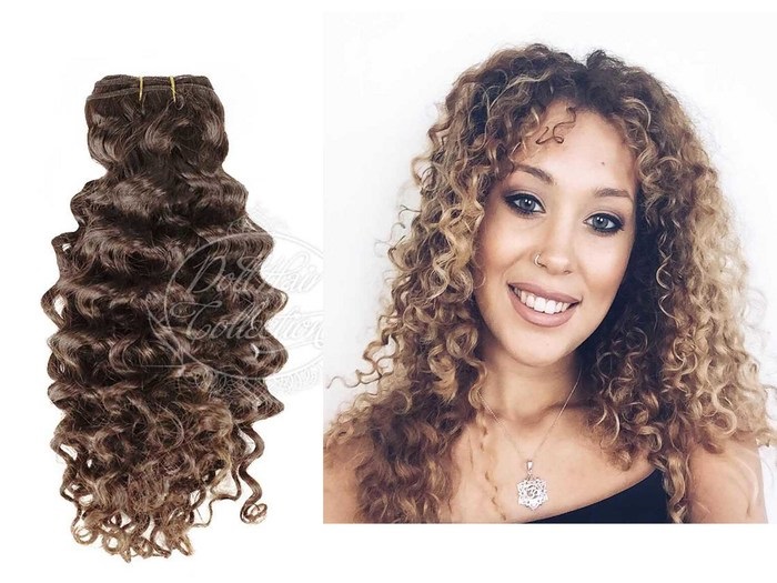 Customers with curly hair can now benefit from volumised locks and lustrous length thanks to high quality hair extensions from Doll Hair Collection