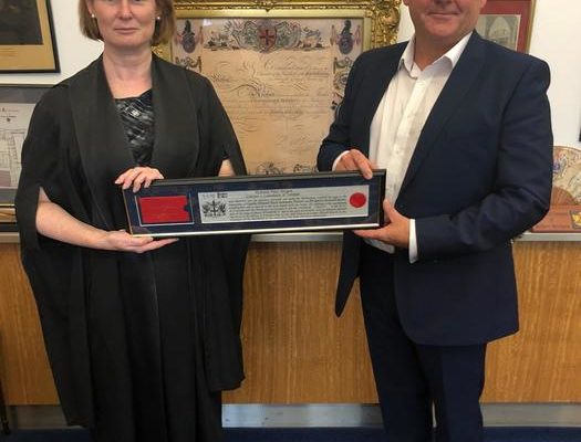 Wearwell CEO Richard Wright Receives Freedom of the City of London