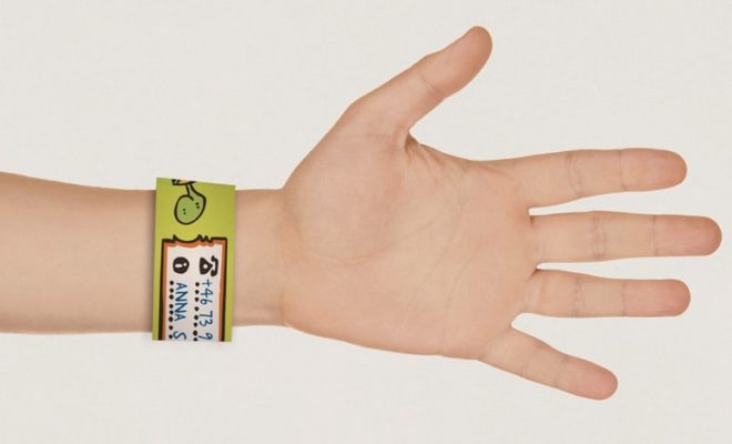 Raw Labels promotes the use of re-useable ID wristbands on school trips