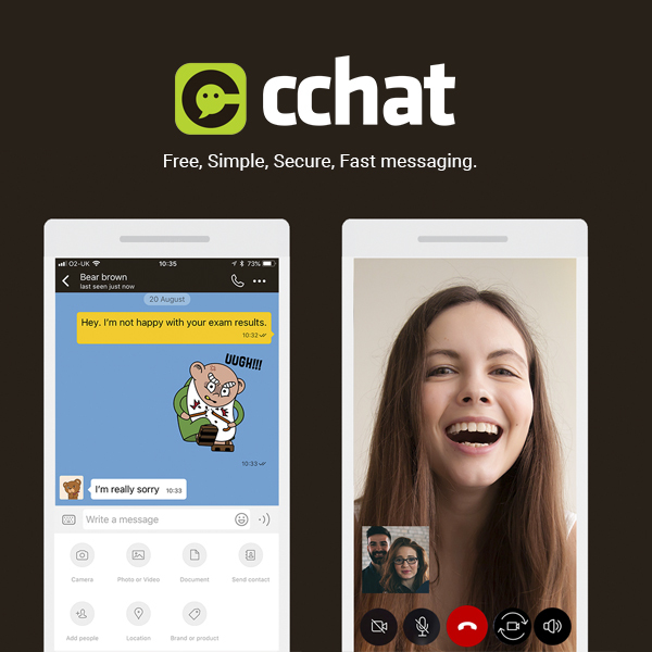 NEW GENERATION OF CROSS-PLATFORM, GLOBAL COMMUNICATIONS APPS, CCHAT LAUNCHES ON APP STORE TO FIVE STAR REVIEWS WITH ABUNDANCE OF FEATURES