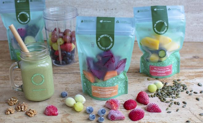 British smoothie maker offers contact-free home delivery of organic frozen smoothie kits that are ACTUALLY healthy