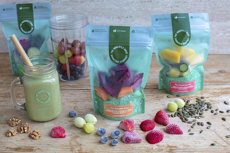British smoothie maker offers contact-free home delivery of organic frozen smoothie kits that are ACTUALLY healthy