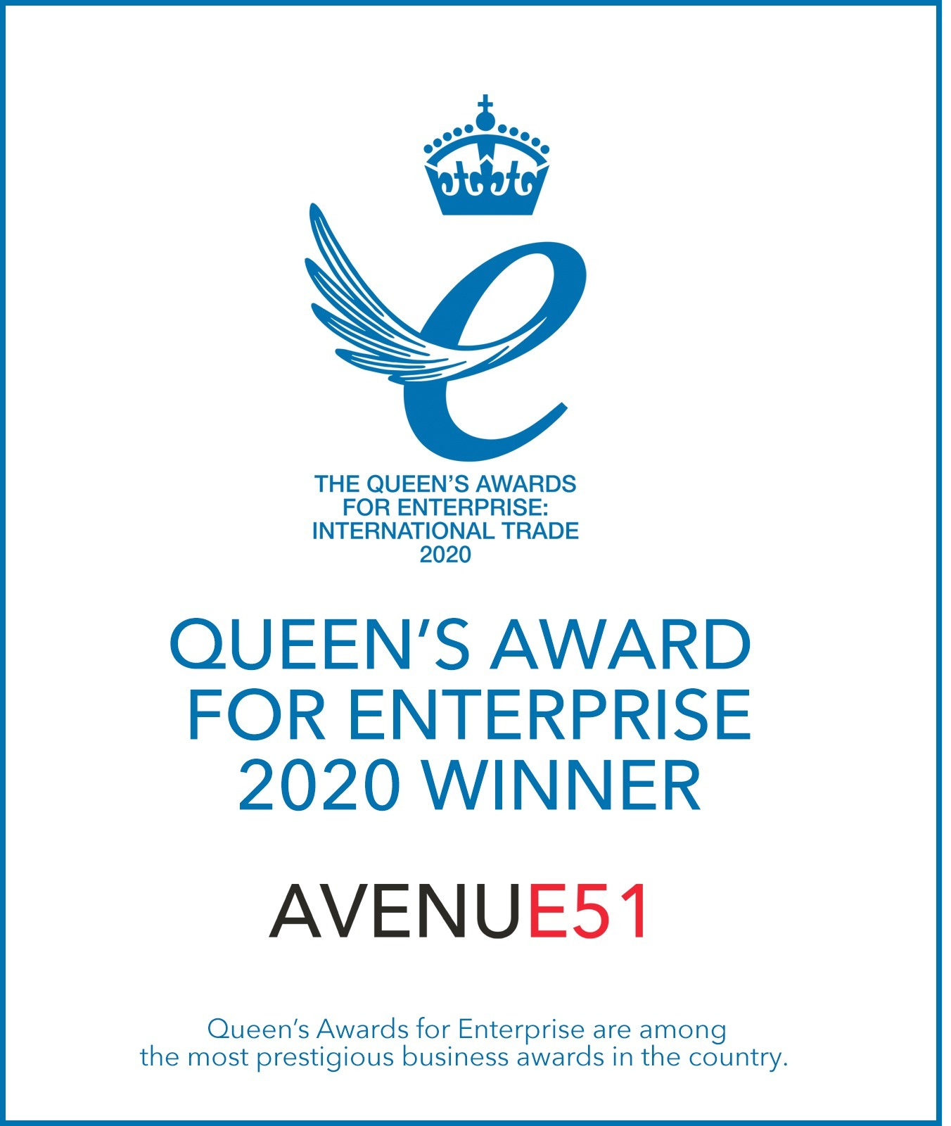 Avenue51 Wins Queen’s Award for Enterprise, International Trade