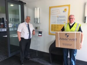 British workwear manufacturer Wearwell donates scrubs to Marie Cure hospice in West Midlands