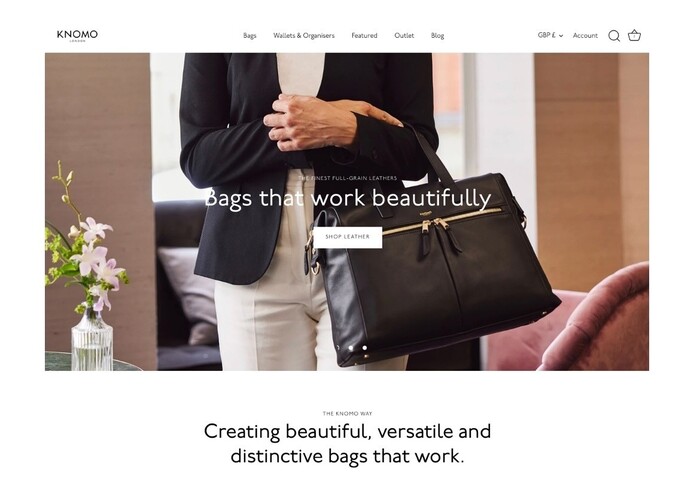 KNOMO London launches new online shopping experience