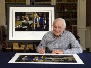 New official Only Fools & Horses limited edition fine art print, signed by Sir David Jason, launches to commemorate TV show’s most iconic scene.