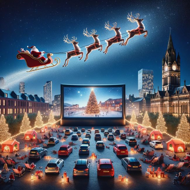 MANCHESTER'S BELOVED CHRISTMAS DRIVE-IN CINEMA RETURNS WITH FESTIVE FLAIR