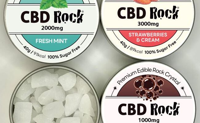 A Step Up From Gummy Bears: Discover the World´s First Ever Edible CBD Rock